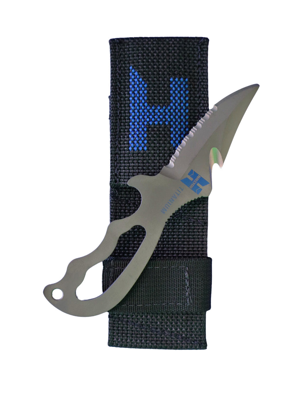 Halcyon Knife with angled 'H' sheath - Explorer